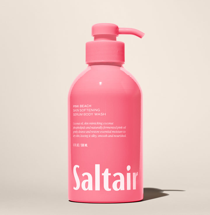 pink beach coconut body wash